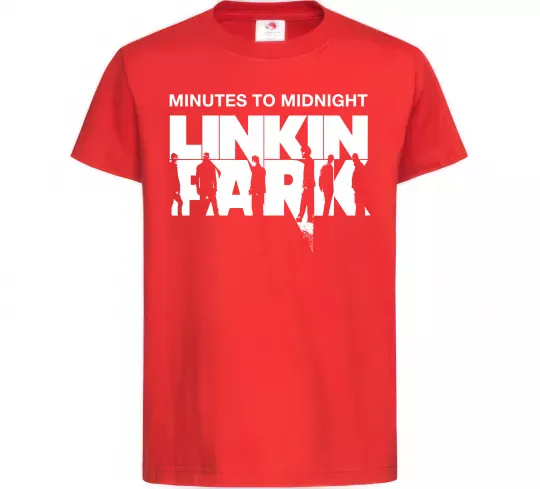 Дитяча футболка Minutes to Midnight Червоний фото