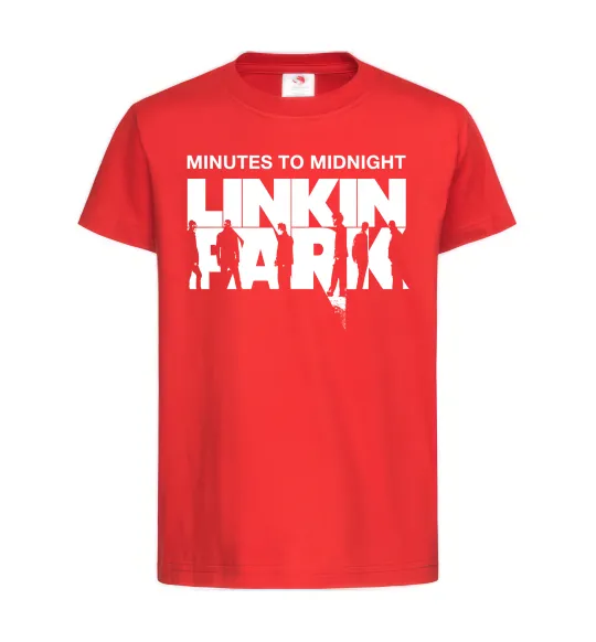 Детская футболка Minutes to Midnight Красный фото