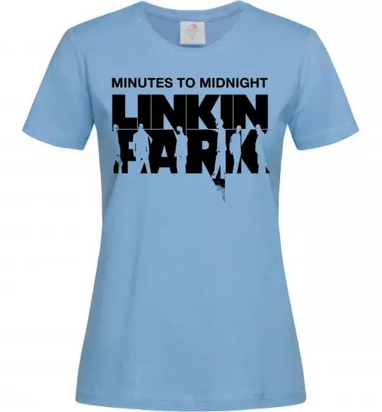 Жіноча футболка Minutes to Midnight Блакитний фото