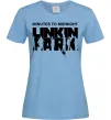 Жіноча футболка Minutes to Midnight Блакитний фото