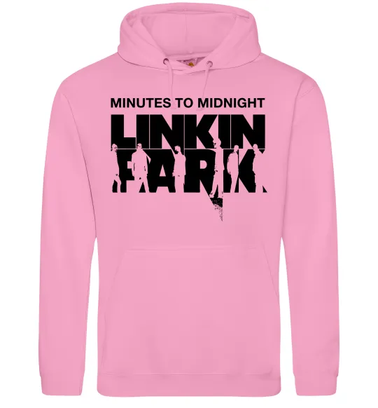 Мужская толстовка (худи) Minutes to Midnight Розовый фото