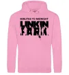 Мужская толстовка (худи) Minutes to Midnight Розовый фото