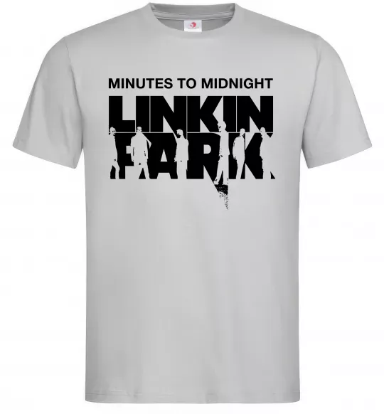 Мужская футболка Minutes to Midnight Серый фото