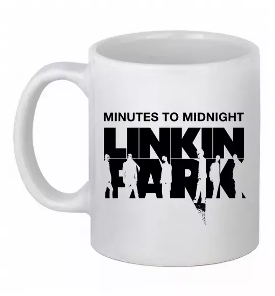 Чашка керамическая Minutes to Midnight Белый фото