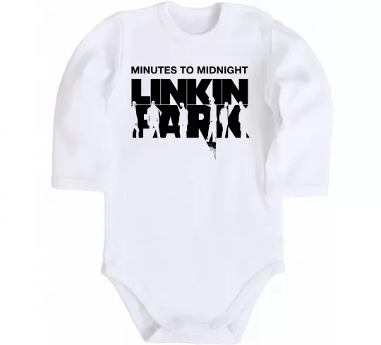 Детский боди Minutes to Midnight Белый фото