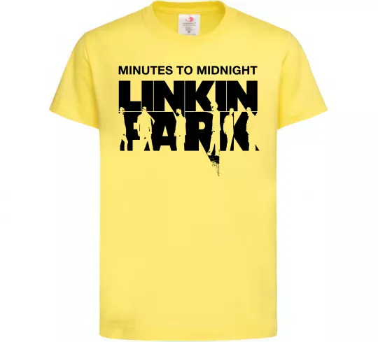 Дитяча футболка Minutes to Midnight Лимонний фото