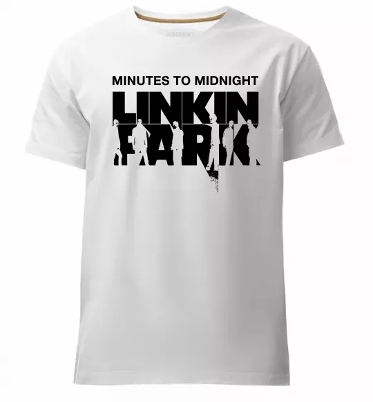 Чоловіча преміум футболка Minutes to Midnight Білий фото