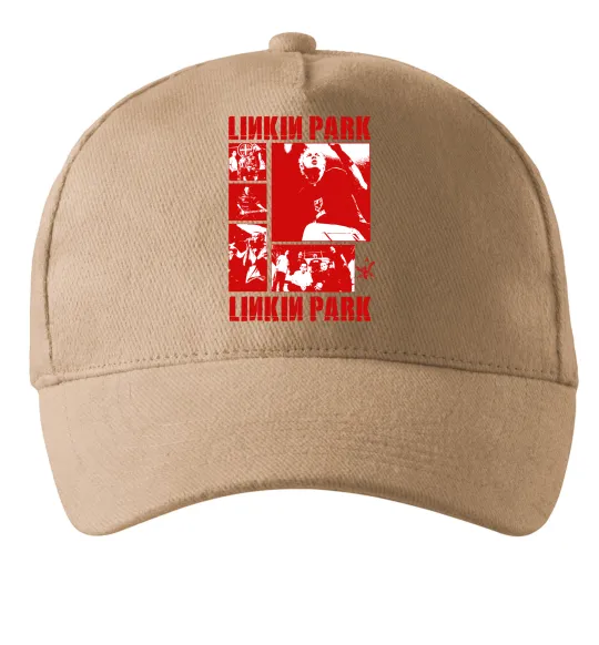 Кепка Linkin Park Poster Песочный фото