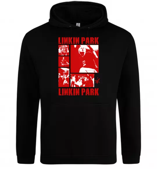 Чоловіча толстовка (худі) Linkin Park Poster Чорний фото