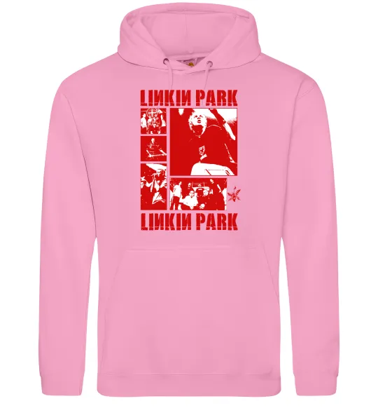 Женская толстовка (худи) Linkin Park Poster Розовый фото