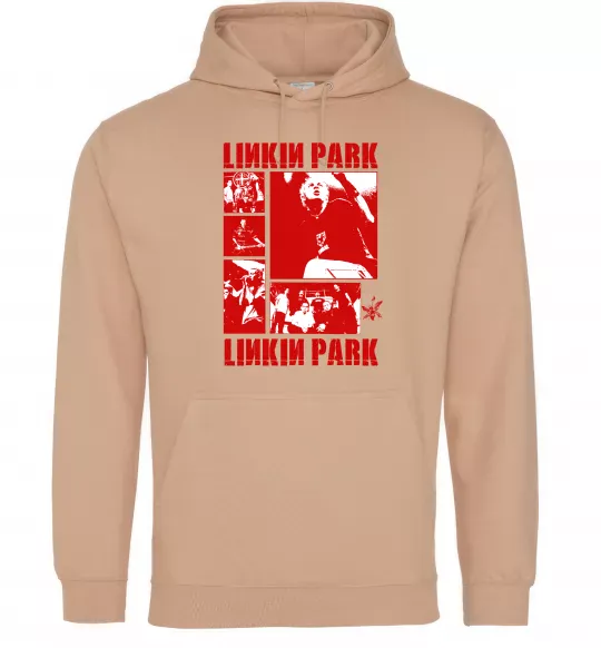 Жіноча толстовка (худі) Linkin Park Poster Пісочний фото