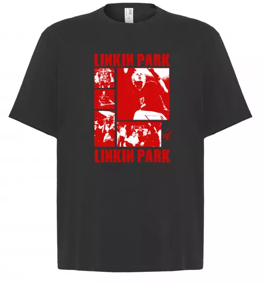 Футболка Оверсайз Linkin Park Poster Черный фото