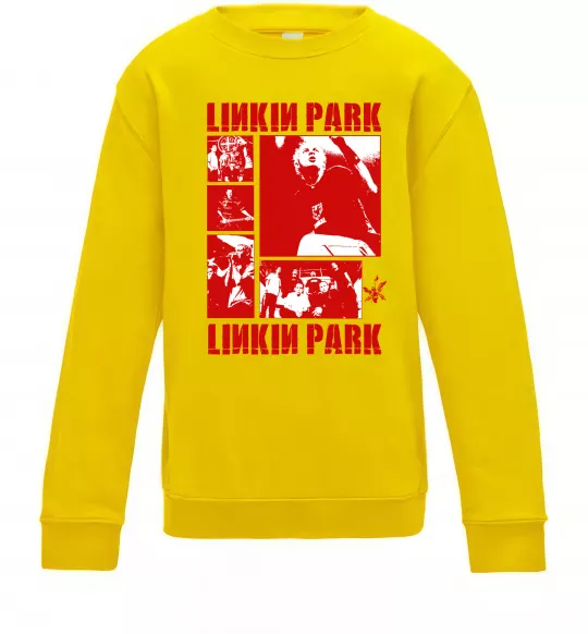 Дитячий світшот Linkin Park Poster Сонячно жовтий фото