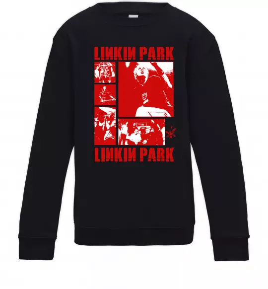 Дитячий світшот Linkin Park Poster Чорний фото