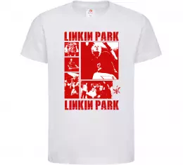 Детская футболка Linkin Park Poster Белый фото