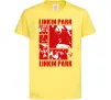 Дитяча футболка Linkin Park Poster Лимонний фото