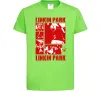 Дитяча футболка Linkin Park Poster Лаймовий фото