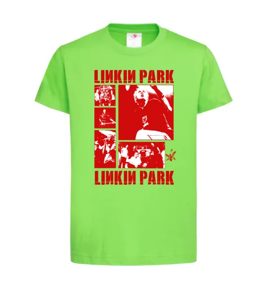 Дитяча футболка Linkin Park Poster Лаймовий фото
