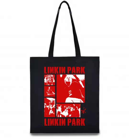 Еко-сумка Linkin Park Poster Чорний фото
