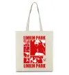 Еко-сумка Linkin Park Poster Бежевий фото