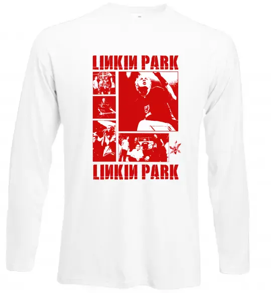 Лонгслив Linkin Park Poster Белый фото