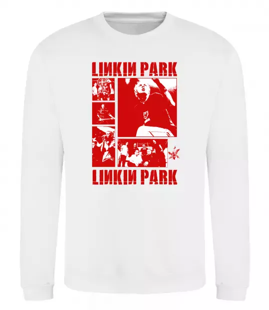 Світшот Linkin Park Poster Білий фото