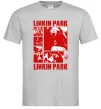 Чоловіча футболка Linkin Park Poster Сірий фото