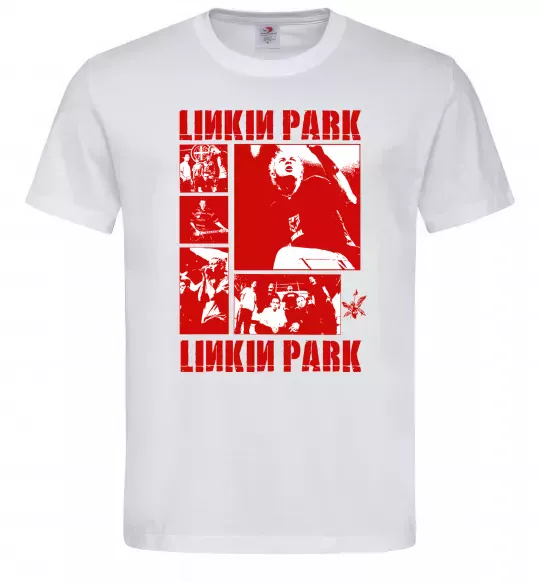 Чоловіча футболка Linkin Park Poster Білий фото