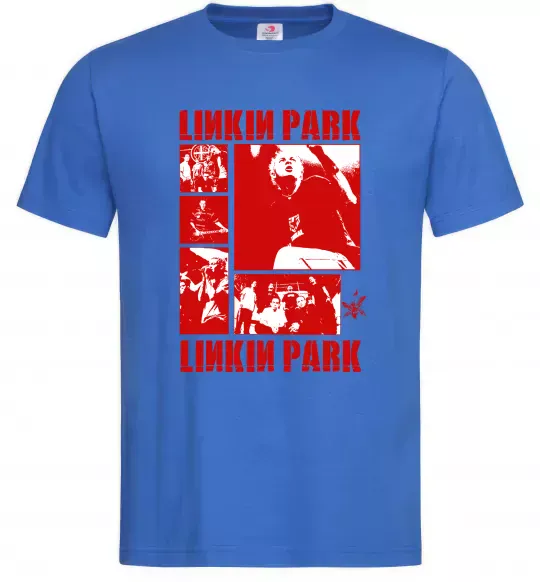 Чоловіча футболка Linkin Park Poster Яскраво-синій фото