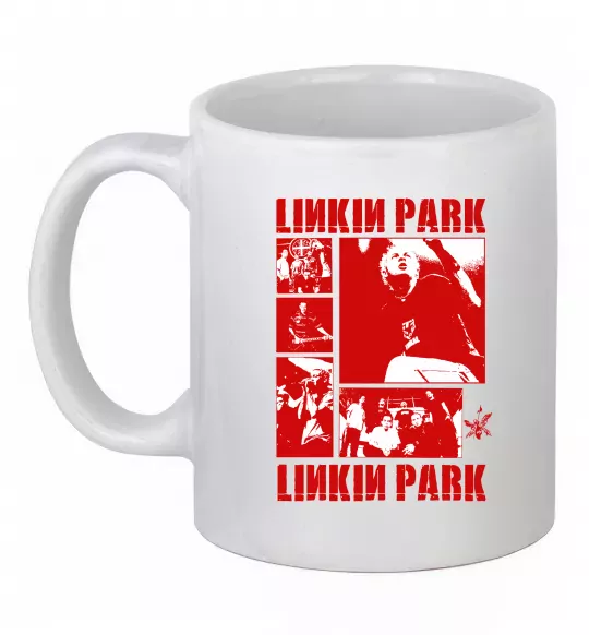 Чашка керамическая Linkin Park Poster Белый фото