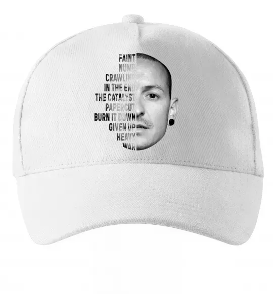 Кепка Chester Bennington Белый фото
