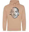 Чоловіча толстовка (худі) Chester Bennington Пісочний фото