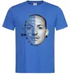 Мужская футболка Chester Bennington Ярко-синий фото