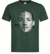 Мужская футболка Chester Bennington Темно-зеленый фото