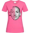 Жіноча футболка Chester Bennington Яскраво-рожевий фото