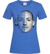 Жіноча футболка Chester Bennington Яскраво-синій фото