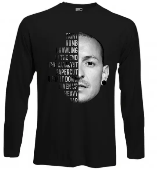 Лонгслів Chester Bennington Чорний фото
