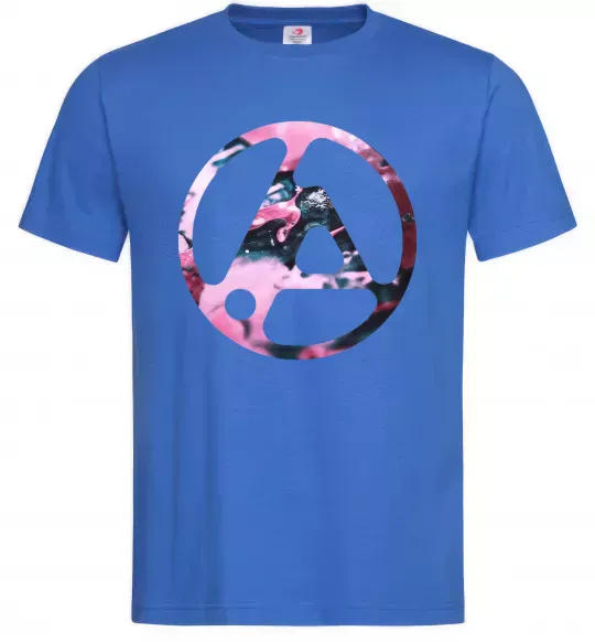 Мужская футболка Living things Ярко-синий фото