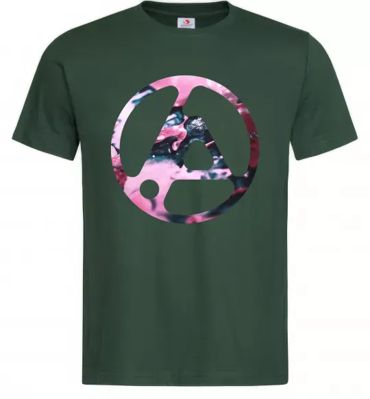 Мужская футболка Living things Темно-зеленый фото