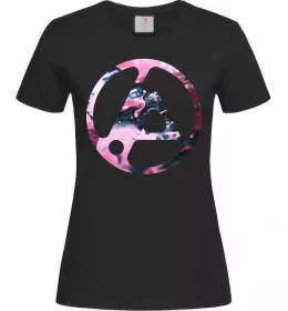 Жіноча футболка Living things Чорний фото