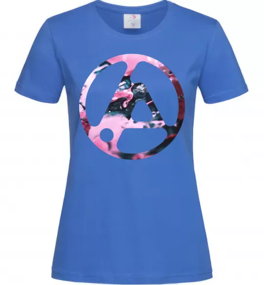 Жіноча футболка Living things Яскраво-синій фото