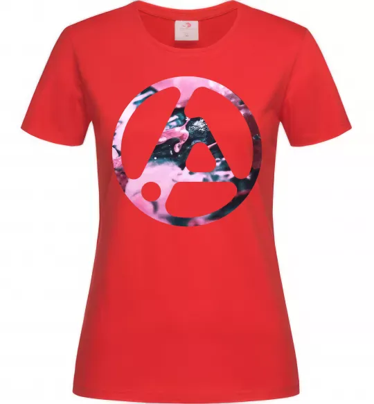 Жіноча футболка Living things Червоний фото