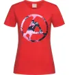 Жіноча футболка Living things Червоний фото
