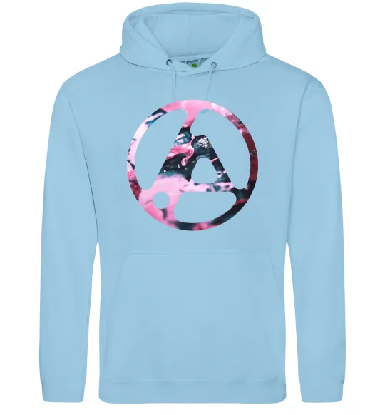 Чоловіча толстовка (худі) Living things Блакитний фото