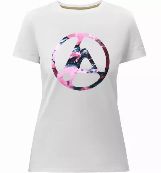 Женская премиум футболка Living things Белый фото