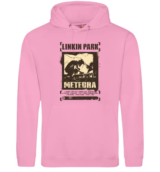 Мужская толстовка (худи) Linkin Park Meteora Розовый фото
