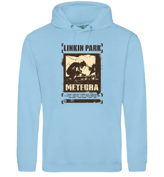 Мужская толстовка (худи) Linkin Park Meteora Голубой фото