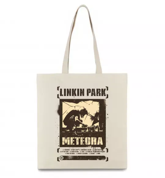 Эко-сумка Linkin Park Meteora Бежевый фото