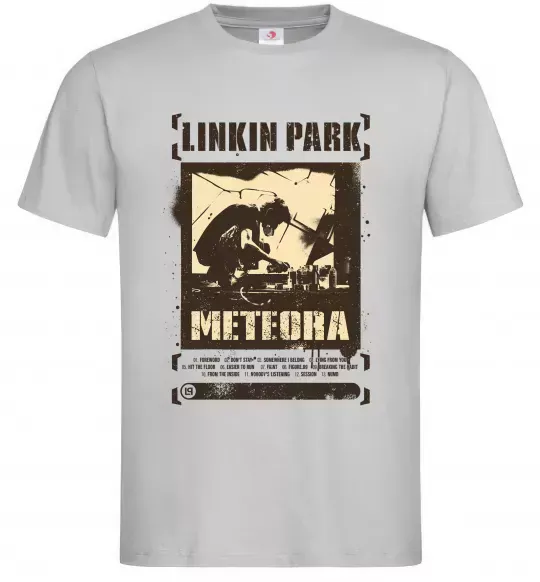 Мужская футболка Linkin Park Meteora Серый фото