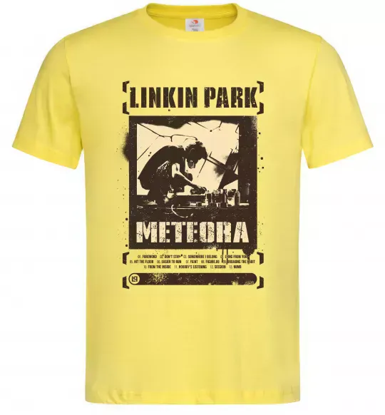 Мужская футболка Linkin Park Meteora Лимонный фото